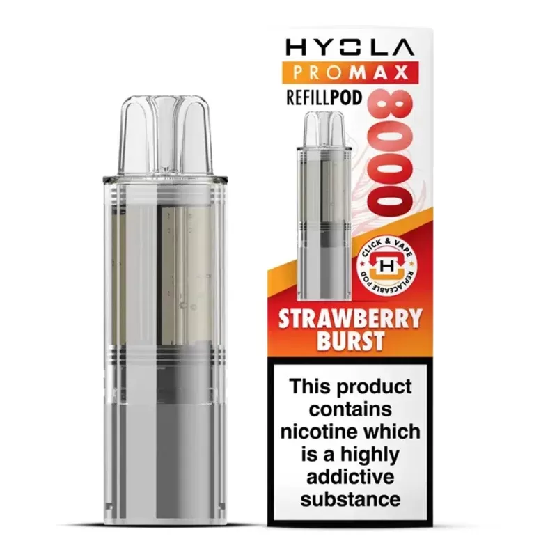 Hyola Pro Max 8000 Prefilled Pod Strawberry Burst - Ecigpremium