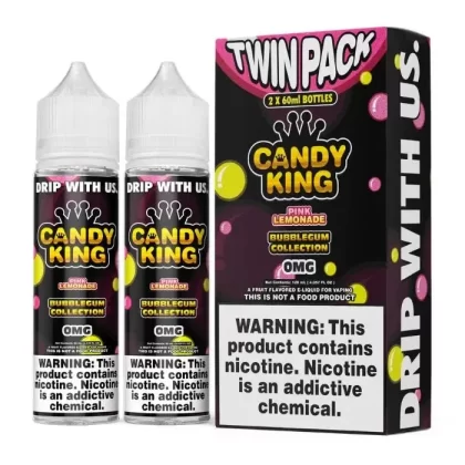 Pink Lemonade E-Liquid by Candy King Bubblegum - Vape Product; Vape Product