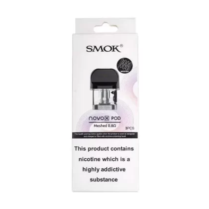 Smok Novo X Replacement Pods 3 pk - Resistance#0.8 Ohm