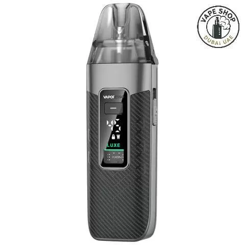 Vaporesso Luxe X3 Pod Kit 45W Buy in the UAE - Carbon Black, Fluid Blue - Image 2