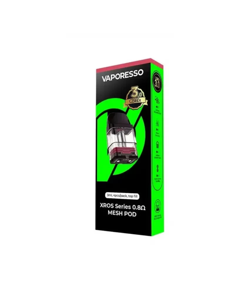 Vaporesso XROS Corex 3.0 Pods 4pk - 0.4ohm COREX 3.0 (2ml) - Vapeciga - Image 2