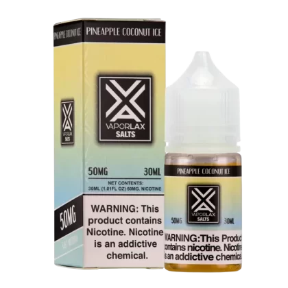 Pineapple Coconut Ice VaporLax Salt - Site#VAP~Nicotine#25mg>50mg