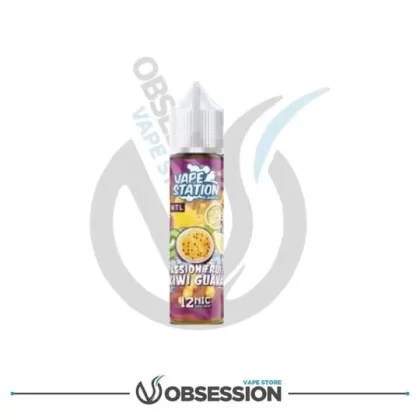 PASSION FRUIT KIWI GUAVA VAPE STATION HIGH ICE MTL 60ML