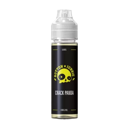 Button Junkie Crack Panda Short Fill - 50ml - Vape Product, NIC SHOT (FREE)