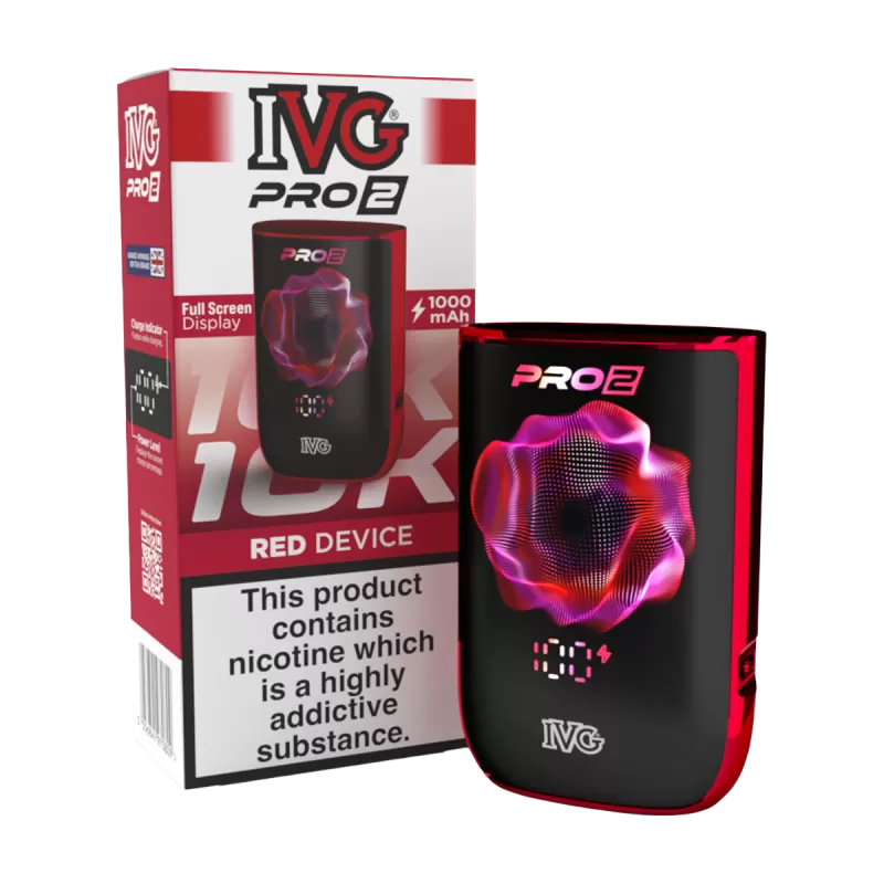 IVG Pro 2 Kit - Red - Ecigwizard - Image 2