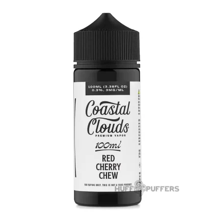 Coastal Clouds – Red Cherry Chew 100mL - Nicotine Strength#0mg>3mg>6mg