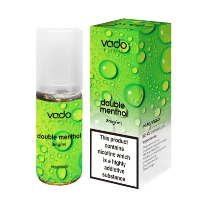 Double Menthol E-Liquid 10ml by Vado