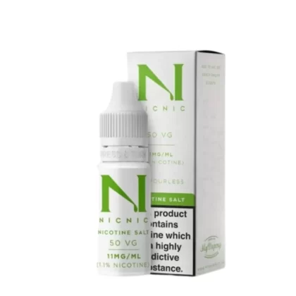 Flavourless Vape Juice Nic Shot by Nic Nic 11mg (50VG/50PG) - Nic Nic / 20mg / Flavourless / 10ml / 50VG/50PG