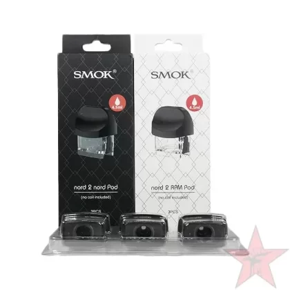 Smok Nord 2 Replacement Pods – 3 Pack - Pod#Nord 2 Pods - RPM Compatible