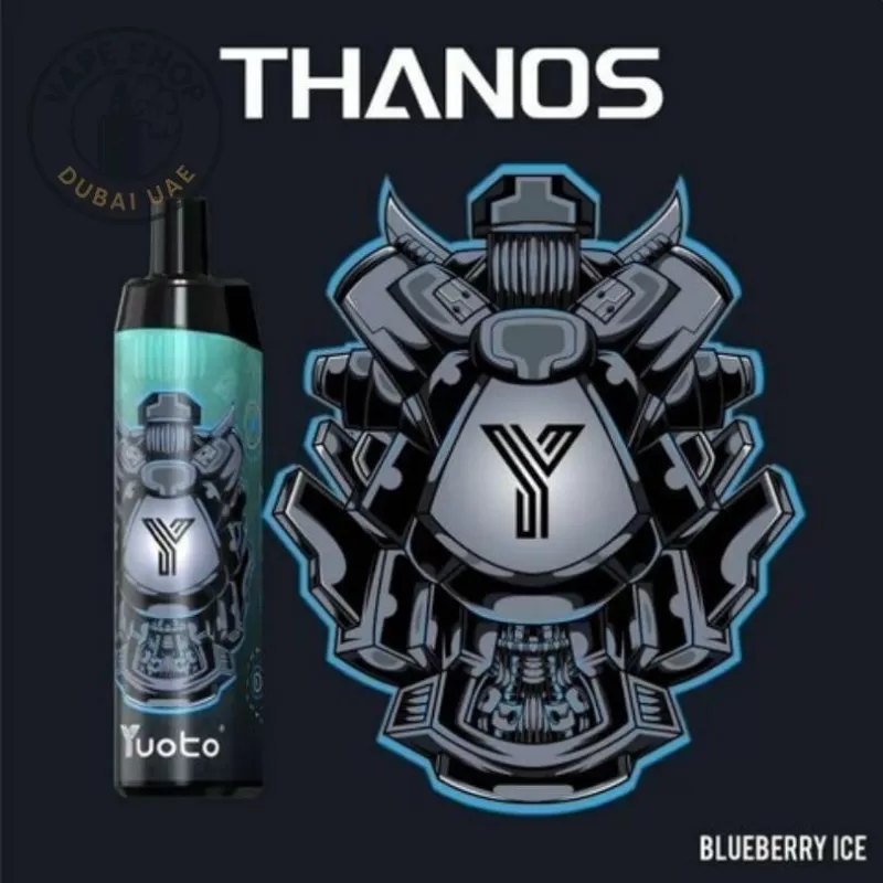 Yuoto Thanos 5000 Puffs Disposable Vape - Vape Product, BOX OF 10 PCS; Blueberry Ice, Coke Ice (D71B38) - Image 2
