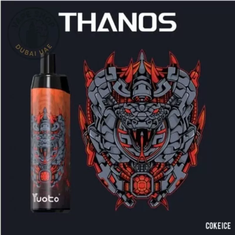 Yuoto Thanos 5000 Puffs Disposable Vape - Vape Product, BOX OF 10 PCS; Blueberry Ice, Coke Ice (D71B38) - Image 3
