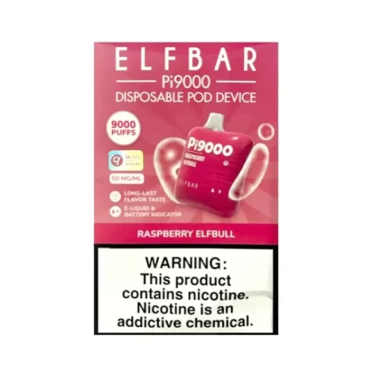 ELF BAR Pi9000 – Raspberry ElfBull (9000 Puffs) - Vapexotic In (2A3480)