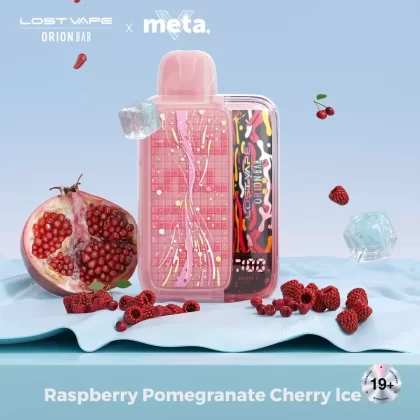 Lost Vape Orion Bar 10000 Disposable Vape – Raspberry Pomegranate Cherry Ice