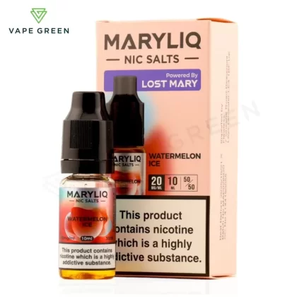 Watermelon Ice Nic Salt E-Liquid by Lost Mary Maryliq - Eliquidsupply