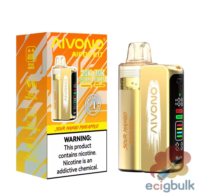 Aivono AIM AIPOD KIT 30000: Smart Screen Dual Mode Vape with 30K Puffs