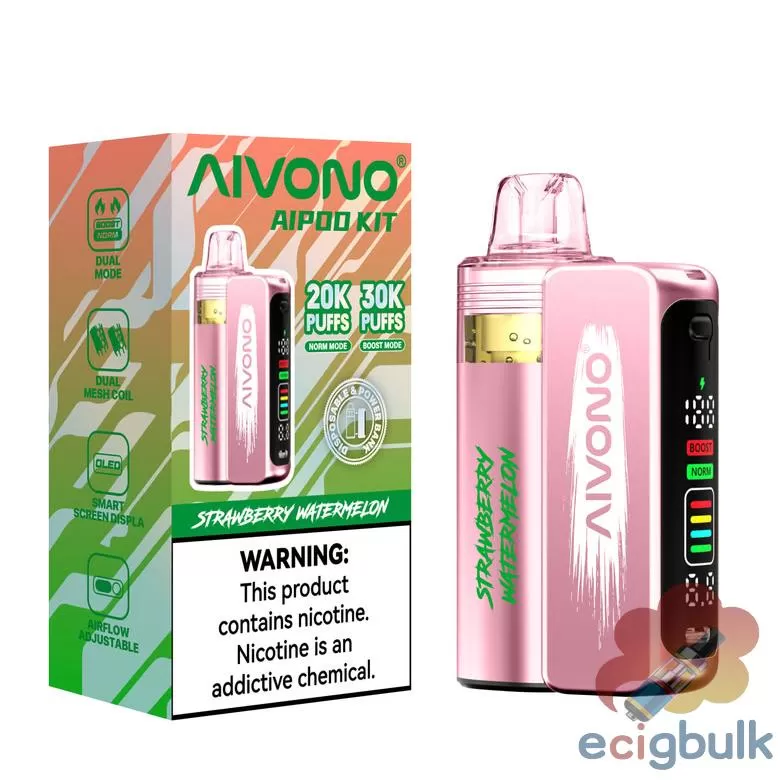 Aivono AIM AIPOD KIT 30000: Smart Screen Dual Mode Vape with 30K Puffs - Image 2