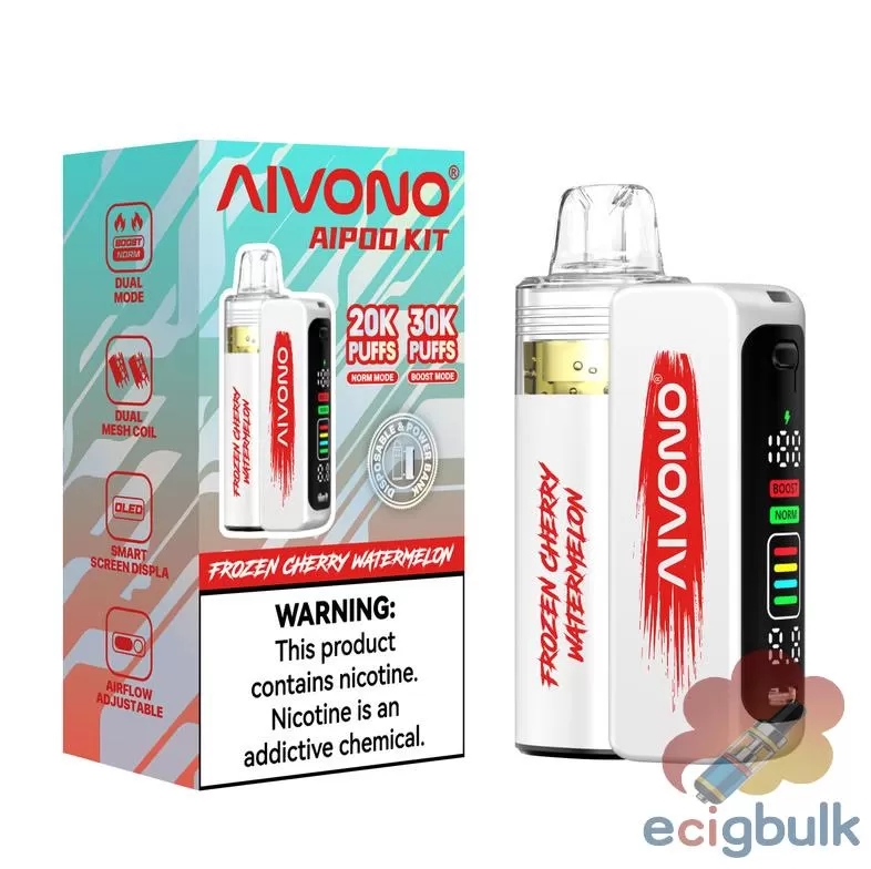 Aivono AIM AIPOD KIT 30000: Smart Screen Dual Mode Vape with 30K Puffs - Image 3