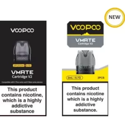 Vmate V2 Replacement pods By Voopoo 2 Pack