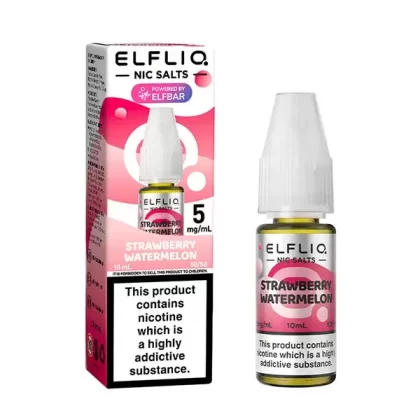ELFBAR ELFLIQ Strawberry Watermelon Nic Salt E-Liquid - Vapestreams Co