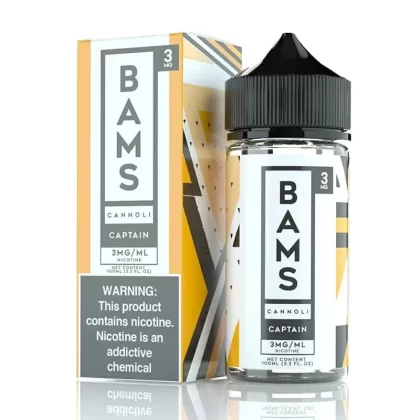 Bam’s Captain Cannoli 100ml - Options#100ml - 3mg>100ml - 6mg