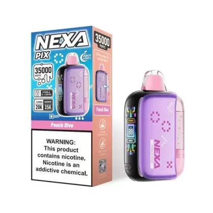 Nexa Pix 35K Disposable Peach Dive - Ecigdepot
