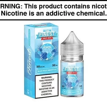 BLUE RAZZ MENTHOL BY THE FINEST SALT NIC 30ML - Vapejuice
