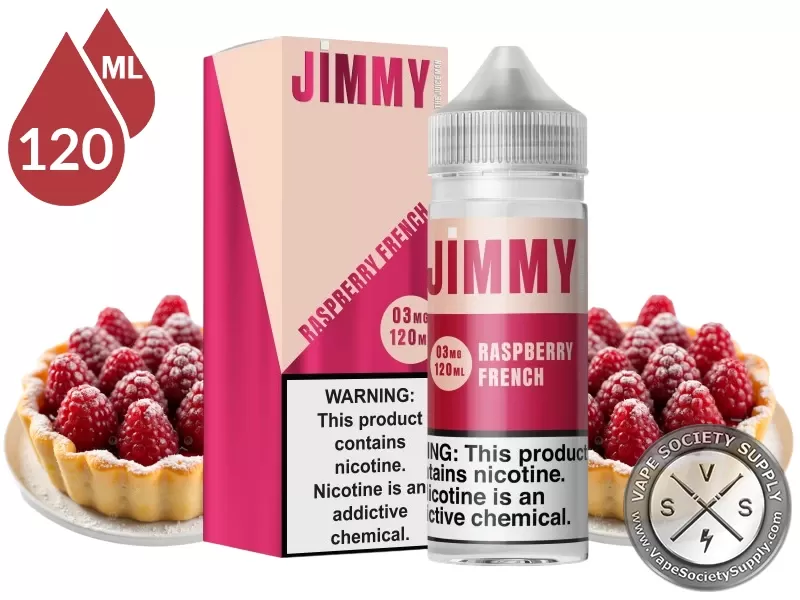 Raspberry French Jimmy The Juice Man 120ml