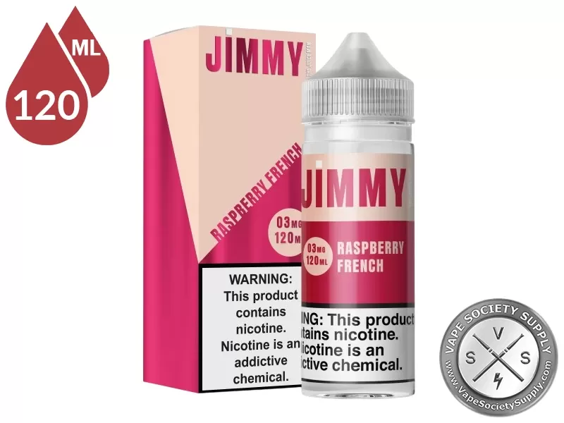 Raspberry French Jimmy The Juice Man 120ml - Image 3
