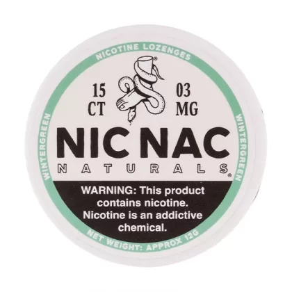 Wintergreen Nicotine Lozenges by Nic Nac Naturals - 6mg