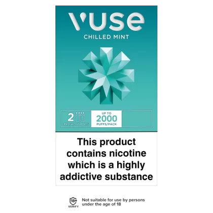 Vuse Pro Pods vPro Chilled Mint - 3mg - Vape Product (12ADB8)