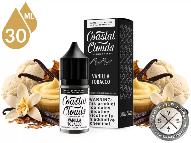 Vanilla Tobacco Coastal Clouds Salt 30ml