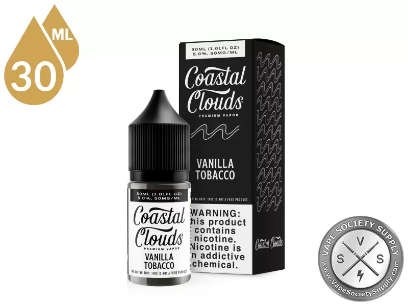 Vanilla Tobacco Coastal Clouds Salt 30ml - Image 3