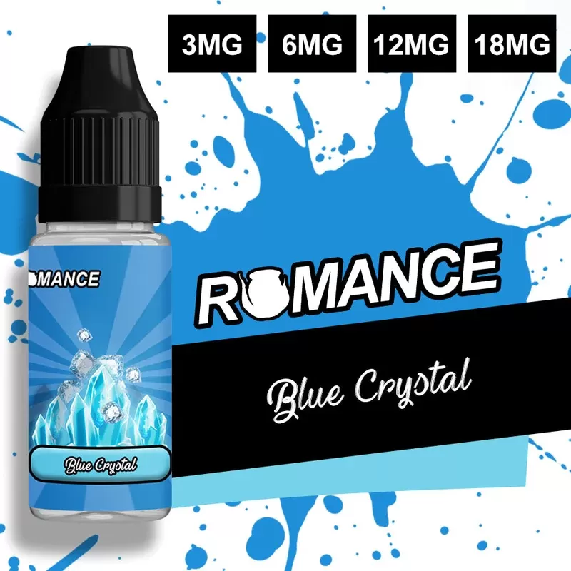Romance Blue Crystal 50/50 Vape Juice 10ml