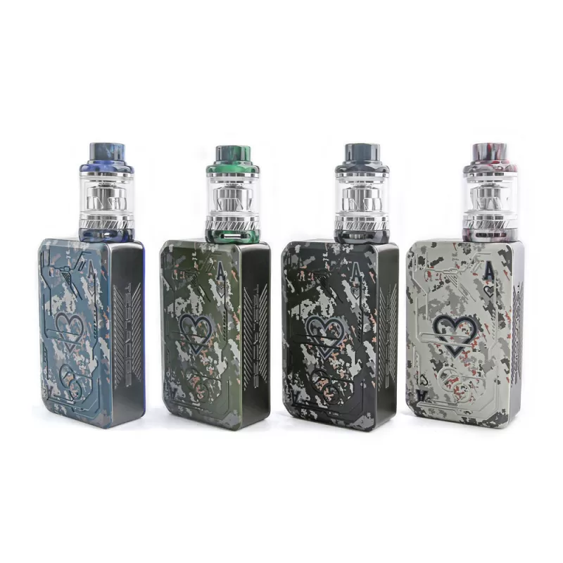 Teslacigs Poker 218 Kit with Resin 2ml Tank - Black