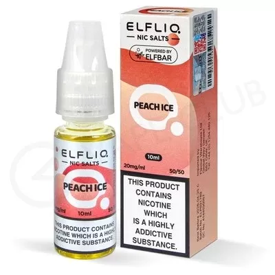 Peach Ice Nic Salt E-Liquid by Elf Bar Elfliq - Ecigpremium