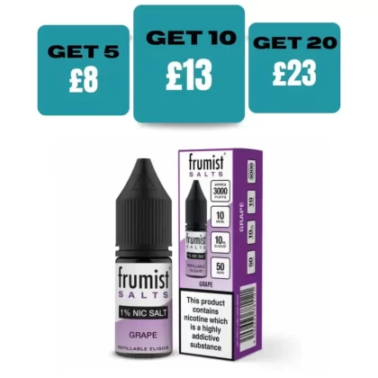 Frumist Bar Salt Nic Salts 10ml E-Liquid - Blueberry Pomegranate / 20mg