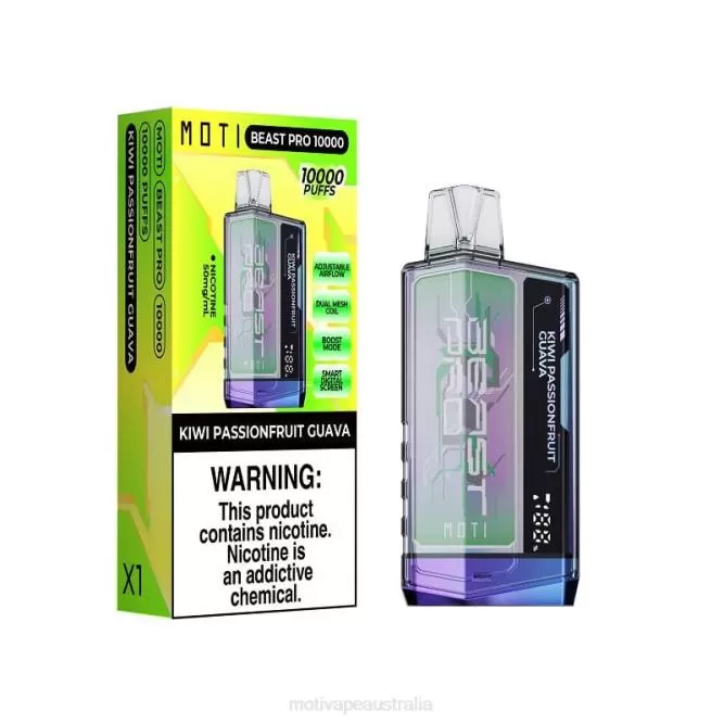 MOTI vape Australia – MOTI Beast Pro Disposable Vape (5%, 10000 Puffs) Mango Orange 6422T47 - Image 3