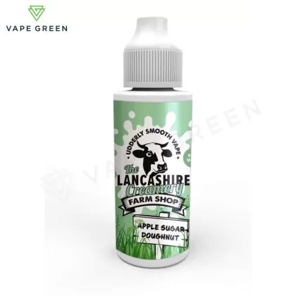 Apple Sugar Doughnut Shortfill E-Liquid by the Lancashire Creamery Farm Shop 100ml