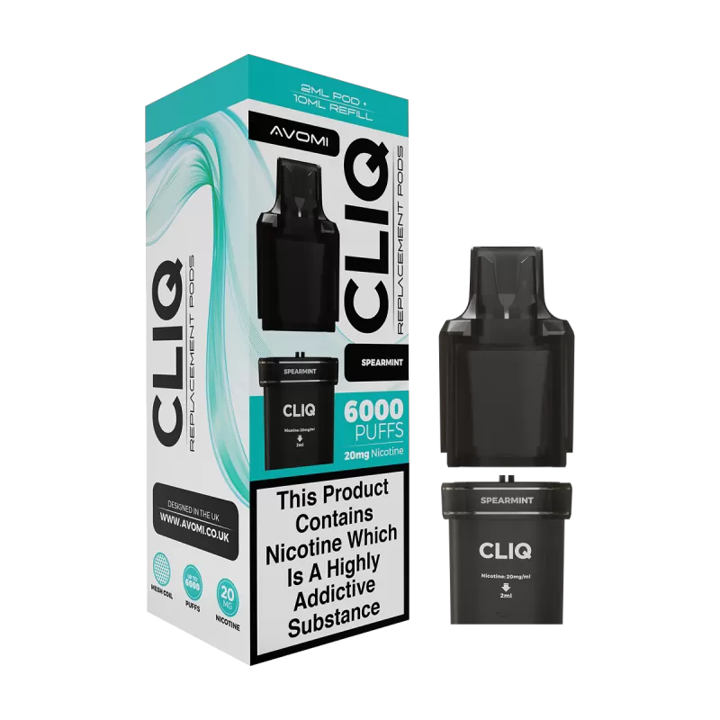 Spearmint Avomi Cliq 6000 Refill Pack - Vapeshop Co