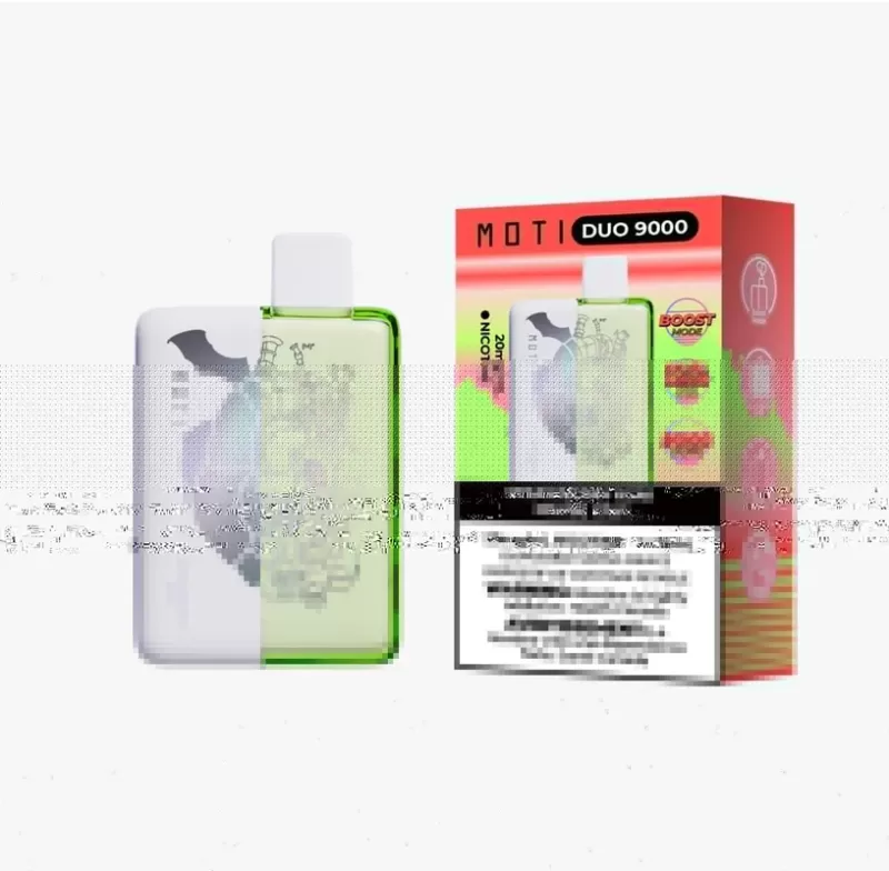 Moti Duo 9000 Puffs Disposable Vape – Strawberry Kiwi