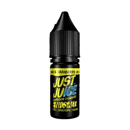 Just Juice Kiwi & Cranberry On Ice Nic Salt Vape Juice - 10 Pack - Strength 20mg