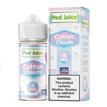 Pod Juice - Cotton Clouds - 100ML E-Liquid