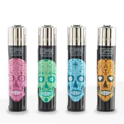 Clipper® Lighters | Skulls S1 | 48 Count