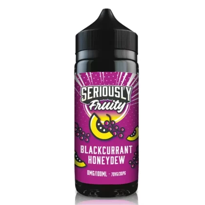 Seriously Fruity Blackcurrant Honeydew 100ml Short Fill E Liquid - Vapourdays Co