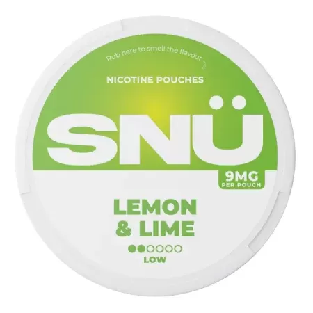 SNU Nicotine Pouches – Lemon Lime