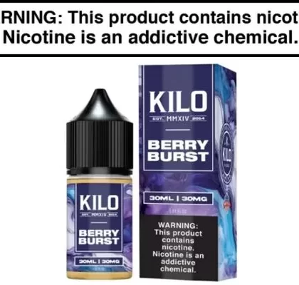Berry Burst by KILO Salt Nic 30ML - Vape Product, Vape Product