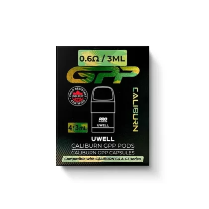 UWELL CALIBURN GPP REPLACEMENT POD (4 PACK) - Vape Product, Vape Product; Vape Product, Vape Product