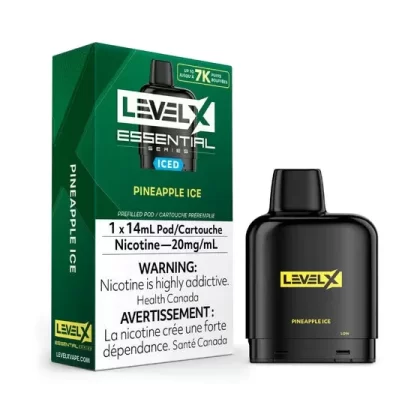 Level X Essential Series – Pineapple Ice – Flavour Beast Pods - Ecigdepot