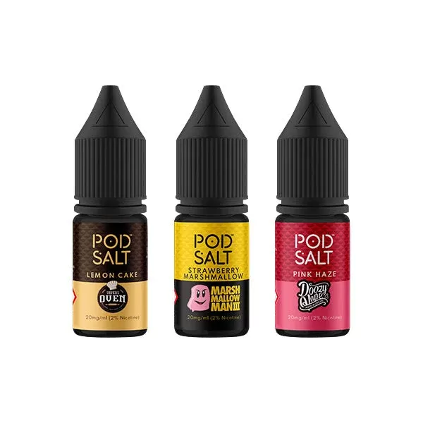 Pod Salt Fusions 11 mg Nikotinsalz 10 ml – 50VG/50PG E-Liquid - Geschmack#Amnesia Mango>Blaues Razapple-Eis>Heidelbeermarmelade Tarte>Bubble Blue>Erdbeer-Kiwi-Eis>Cola mit Limette>Marshmallo