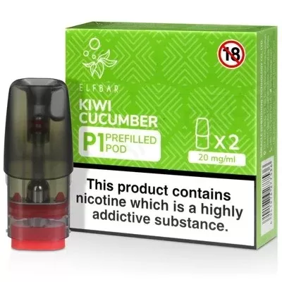 Kiwi Cucumber Elf Bar Mate P1 Prefilled Pod